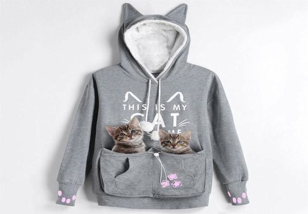 kenancy cat lovers hoodies kangaroo dog pet paw emboridery pullovers cuddle pouch sweatshirt pocket animal ear hooded outwear cj196958338, Black
kenancy cat lovers hoodies kangaroo dog pet paw emboridery pullovers cuddle pouch sweatshirt pocket animal ear hooded outwear cj196958338, Black
