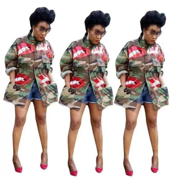 woman jacket women spring autumn new lips jacket lapel retro tannin wind cotton loose camouflage fashion coat3452527, Black;brown
woman jacket women spring autumn new lips jacket lapel retro tannin wind cotton loose camouflage fashion coat3452527, Black;brown