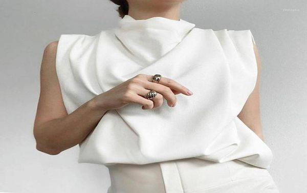 ewq summer casual white ruched t shirt for womenturtleneck sleeveless tank large size loose shirt female fashion new 202017254084
ewq summer casual white ruched t shirt for womenturtleneck sleeveless tank large size loose shirt female fashion new 202017254084
