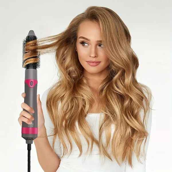 5-in-1 multi-functional hair comb styler with detachable hair dryer and volumizer - dry and wet dual use for curling and straightening, Black
5-in-1 multi-functional hair comb styler with detachable hair dryer and volumizer - dry and wet dual use for curling and straightening, Black