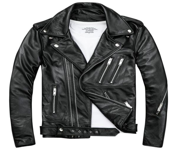 2019 black men biker039s leather jacket double diagonal zipper genuine thick cowhide slim fit short motorcycle coat shippi3009656
2019 black men biker039s leather jacket double diagonal zipper genuine thick cowhide slim fit short motorcycle coat shippi3009656