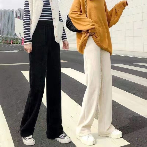 women's pants s cream beige chenille wideleg pant's autumn and winter thick fleece corduroy straight casual noodles 230808, Black;white
women's pants s cream beige chenille wideleg pant's autumn and winter thick fleece corduroy straight casual noodles 230808, Black;white