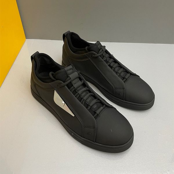 men's paris luxury casual shoes leather lace-up sports shoes men running fashion sneakers flat shoes designer leather stitching size38~, Black
men's paris luxury casual shoes leather lace-up sports shoes men running fashion sneakers flat shoes designer leather stitching size38~, Black