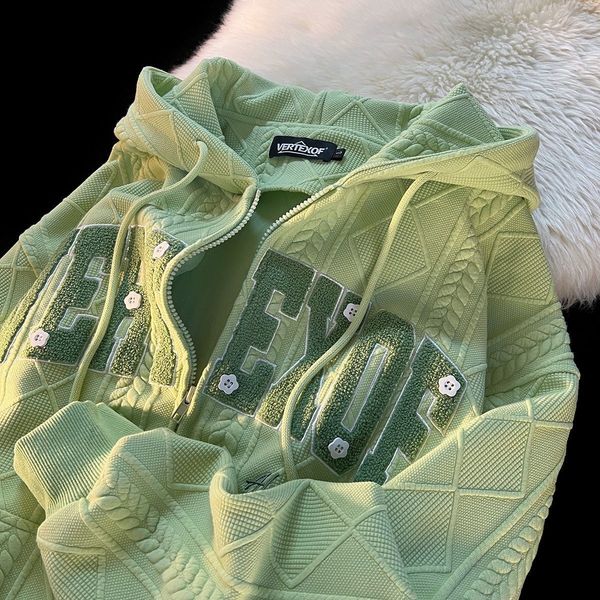 women's hoodies sweatshirts green american streetwear hoodies student retro jacket ins style cardigan couple loose sweatshirt y2k zippe, Black
women's hoodies sweatshirts green american streetwear hoodies student retro jacket ins style cardigan couple loose sweatshirt y2k zippe, Black