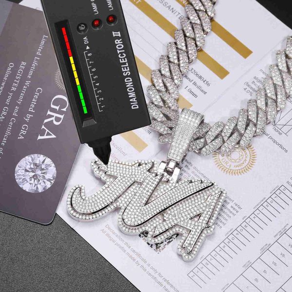 pass diamond tester moissanite iced out letter pendant 925 sterling silver rapper gift hip hop jewelry custom name necklace
pass diamond tester moissanite iced out letter pendant 925 sterling silver rapper gift hip hop jewelry custom name necklace