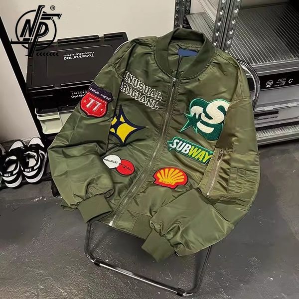 mens jackets american vintage bomber jacket men women letter badge embroidery motorcycle baseball hip hop couple loose coat 230809, Black;brown
mens jackets american vintage bomber jacket men women letter badge embroidery motorcycle baseball hip hop couple loose coat 230809, Black;brown