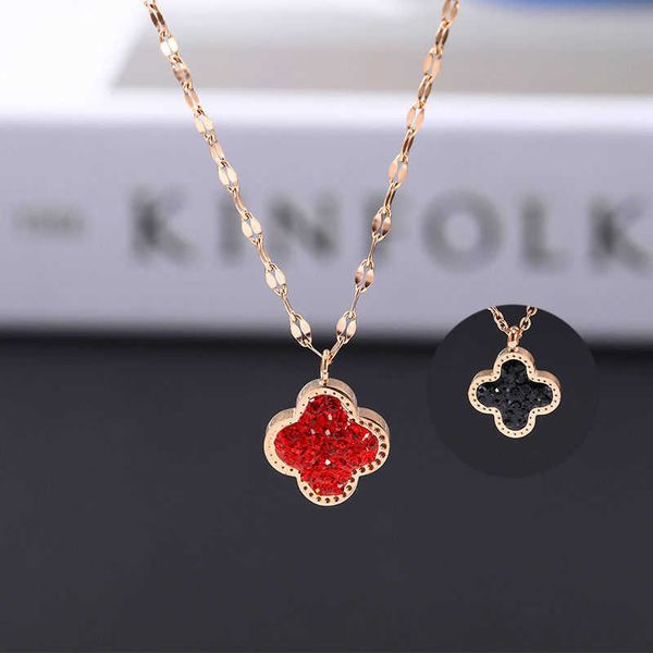 van clover necklace lucky four-leaf clover rose gold necklace ladies short simple colorless double-sided collarbone chain fashion titanium s, Silver
van clover necklace lucky four-leaf clover rose gold necklace ladies short simple colorless double-sided collarbone chain fashion titanium s, Silver