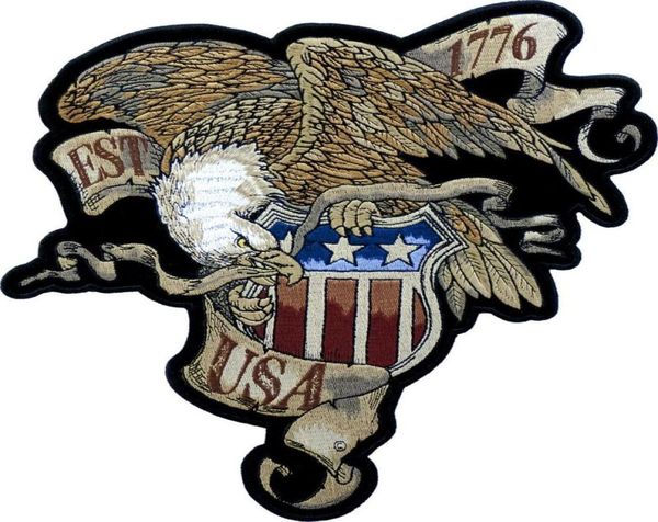 low established 1776 usa eagle crest patch patriotic back patches 3596936, Black
low established 1776 usa eagle crest patch patriotic back patches 3596936, Black