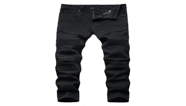 men039s biker jeans black white pleated denim pants plus size slim straight classic trousers9148773, Blue
men039s biker jeans black white pleated denim pants plus size slim straight classic trousers9148773, Blue
