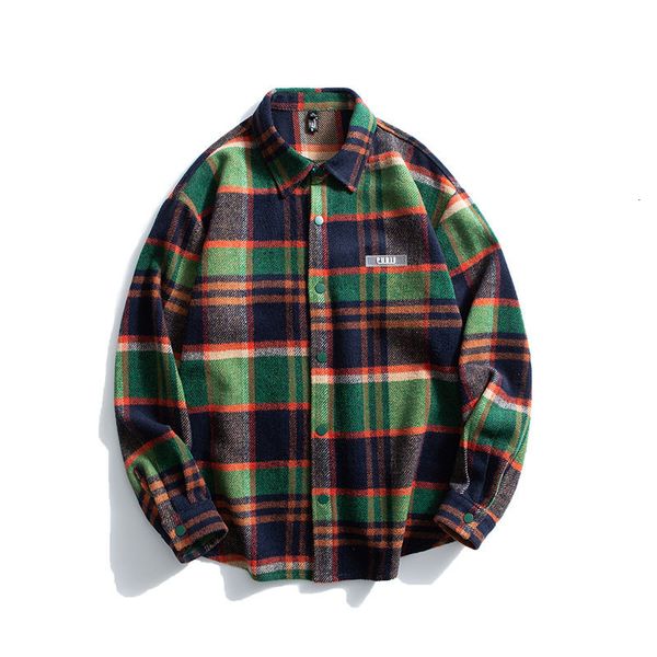 men's dress shirts extfine autumn cotton plaid shirts for men checked blouse korean man casual loose shirts streetwear male baggy 2308, White;black
men's dress shirts extfine autumn cotton plaid shirts for men checked blouse korean man casual loose shirts streetwear male baggy 2308, White;black