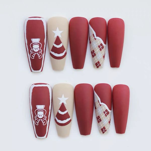 false nail patch red christmas tree long t wearing nail enhancement christmas long style finished nail patches, Red;gold
false nail patch red christmas tree long t wearing nail enhancement christmas long style finished nail patches, Red;gold