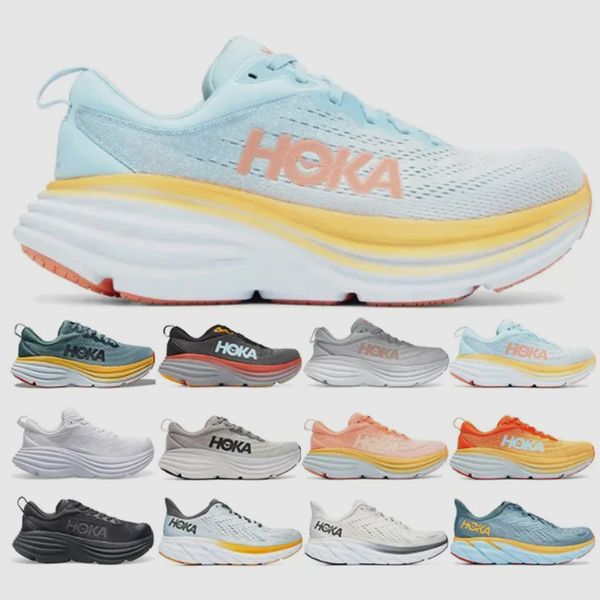 designer running shoes for men womens hoka bondi 8 clifton triple white black harbor mist summer blue fog runner mens sports sneakers traine
designer running shoes for men womens hoka bondi 8 clifton triple white black harbor mist summer blue fog runner mens sports sneakers traine