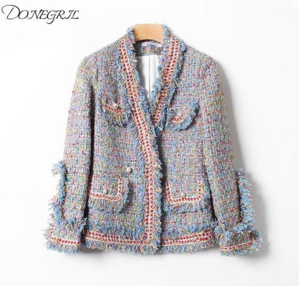 2020 autumn tweed jacket women vneck tweed coat pearl buttons slim elegant women jackets casaco feminine 5131668, Black;brown
2020 autumn tweed jacket women vneck tweed coat pearl buttons slim elegant women jackets casaco feminine 5131668, Black;brown