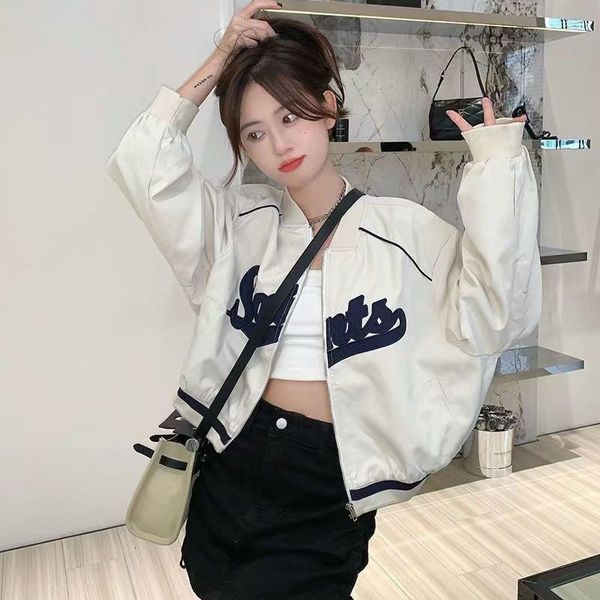 womens jackets deeptown vintage baseball women y2k streetwear cropped korean fashion outerwear zipper bomber jacket autum aesthetic 230808, Black;brown
womens jackets deeptown vintage baseball women y2k streetwear cropped korean fashion outerwear zipper bomber jacket autum aesthetic 230808, Black;brown