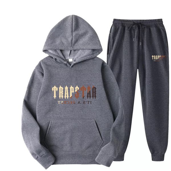 men's sportswear fw trapstar men's and women's sportswear brand street sportswear two-piece hoodie set jogging hoodie, Gray
men's sportswear fw trapstar men's and women's sportswear brand street sportswear two-piece hoodie set jogging hoodie, Gray