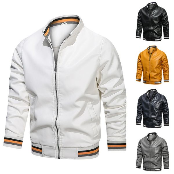 men's jackets motorcycle pilot leather jacket fashion brand men designer punk wind oblique zipper design leather jacket men coat m 4xl, Black;brown
men's jackets motorcycle pilot leather jacket fashion brand men designer punk wind oblique zipper design leather jacket men coat m 4xl, Black;brown