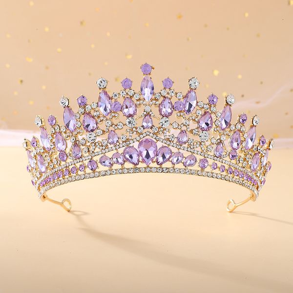 wedding hair jewelry kmvexo fashion purple lilac pink crystal tiara crowns queen kings princess wedding hair accessories bridal diadems 2308, Slivery;golden
wedding hair jewelry kmvexo fashion purple lilac pink crystal tiara crowns queen kings princess wedding hair accessories bridal diadems 2308, Slivery;golden