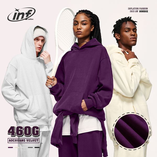 mens hoodies sweatshirts inflation 460gsm heavyweight premium multiple colors cotton oversized streetwear plain 230808, Black
mens hoodies sweatshirts inflation 460gsm heavyweight premium multiple colors cotton oversized streetwear plain 230808, Black