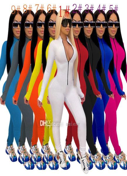 women fall winter long sleeve jumpsuits casual sports suit slim fashion zipper onesies rompers designer fashion clothing 20222604776, Black;white
women fall winter long sleeve jumpsuits casual sports suit slim fashion zipper onesies rompers designer fashion clothing 20222604776, Black;white