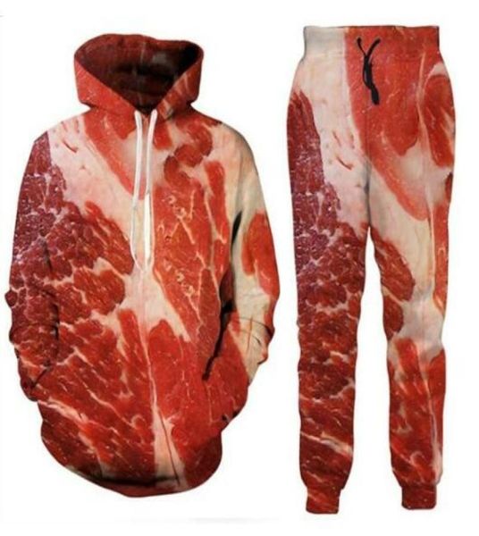 new menwomens beef meat funny 3d print fashion tracksuits crewneck hip hop sweatshirt and pants 2 pcs set hoodies us0108551537, Gray
new menwomens beef meat funny 3d print fashion tracksuits crewneck hip hop sweatshirt and pants 2 pcs set hoodies us0108551537, Gray