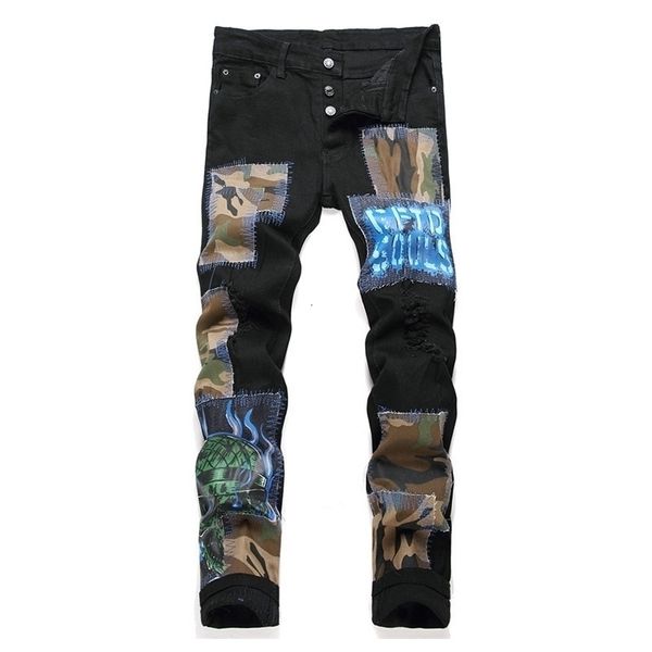 mens jeans mcikkny men fashion patchwork black pants hip hop harakuju streetwear denim trousers punk style 230808, Blue
mens jeans mcikkny men fashion patchwork black pants hip hop harakuju streetwear denim trousers punk style 230808, Blue