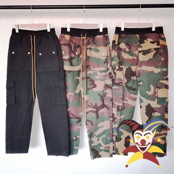 rhude camouflage cargo pants men women oversized version multiple pockets rhude overalls breasted trousers, Black
rhude camouflage cargo pants men women oversized version multiple pockets rhude overalls breasted trousers, Black