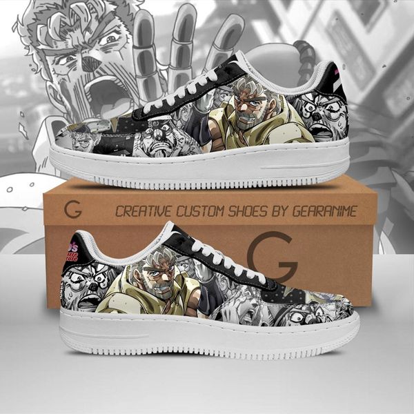 fashion men women anime casual shoes eold joseph joestar air sneakers italy luxury manga leather low r custom animes walking athletic shoes, Black
fashion men women anime casual shoes eold joseph joestar air sneakers italy luxury manga leather low r custom animes walking athletic shoes, Black