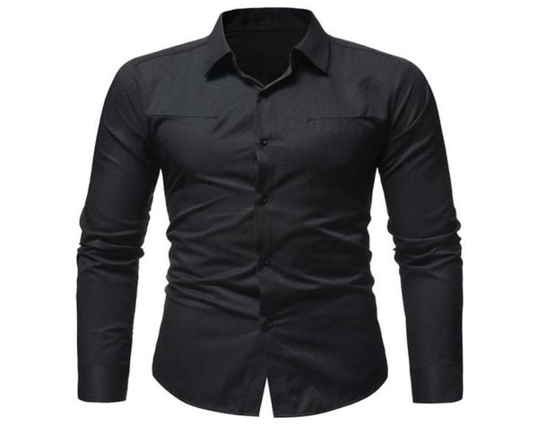 fashion solid color wave jacquard turndown collar long sleeve slim men039s shirt 680316, White;black
fashion solid color wave jacquard turndown collar long sleeve slim men039s shirt 680316, White;black