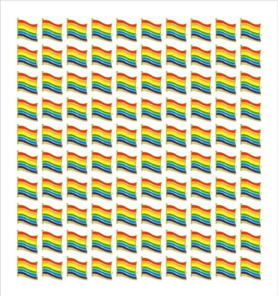 whole 100pcs gay pride pins lgbtq rainbow flag brooch pins for clothes bag decoration h1018242b2708051, Gray
whole 100pcs gay pride pins lgbtq rainbow flag brooch pins for clothes bag decoration h1018242b2708051, Gray