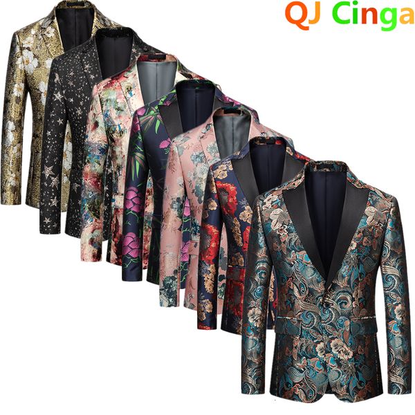 men's suits blazers single breasted long sleeve printed suit jacket men's fashion trim men dress coat wedding business blazer masc, White;black
men's suits blazers single breasted long sleeve printed suit jacket men's fashion trim men dress coat wedding business blazer masc, White;black