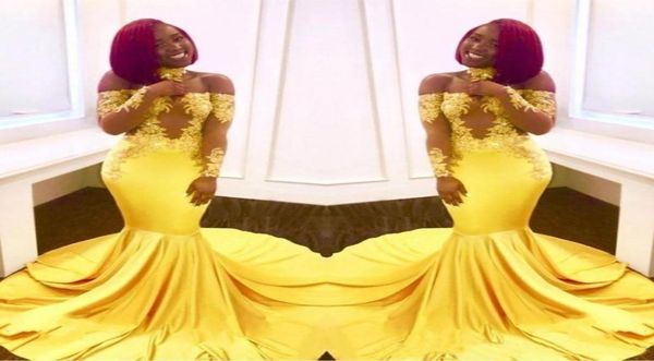 yellow black girls mermaid prom dresses lace long sleeves backless satin floor length formal party wear evening gowns 1122564
yellow black girls mermaid prom dresses lace long sleeves backless satin floor length formal party wear evening gowns 1122564