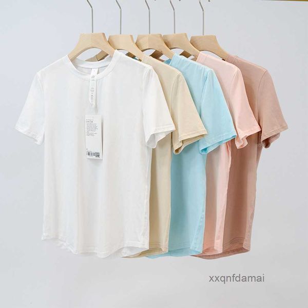 womens lu yoga love t-shirt summer womens round collar short sleeve elastic breathable sports fitness solid color ll070, White
womens lu yoga love t-shirt summer womens round collar short sleeve elastic breathable sports fitness solid color ll070, White