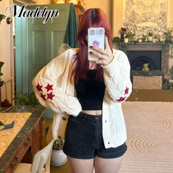 womens knits tees autumn red star embroidery cardigan women casual knitted sweater fashion swif t holiday vintage tay vneck lor cardigans 23, White
womens knits tees autumn red star embroidery cardigan women casual knitted sweater fashion swif t holiday vintage tay vneck lor cardigans 23, White