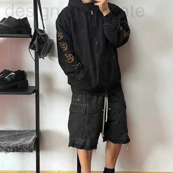 women's hoodies & sweatshirts designer paris b family letter logo embroidery sanskrit flame rock dirty made old zip hooded sweater coat, Black
women's hoodies & sweatshirts designer paris b family letter logo embroidery sanskrit flame rock dirty made old zip hooded sweater coat, Black