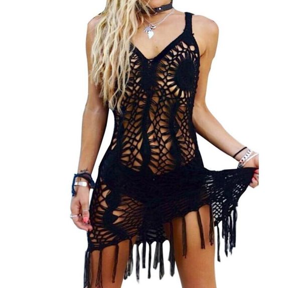 beach dress summer cover up swimwear women knitting crochet bikini backless beachwear hollow out coverups black women039s4363429, White;black
beach dress summer cover up swimwear women knitting crochet bikini backless beachwear hollow out coverups black women039s4363429, White;black