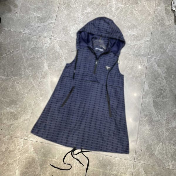 women designer clothing lady dresses metal geometric logo decoration dress girl sleeveless hooded skirt july20, Black;gray
women designer clothing lady dresses metal geometric logo decoration dress girl sleeveless hooded skirt july20, Black;gray