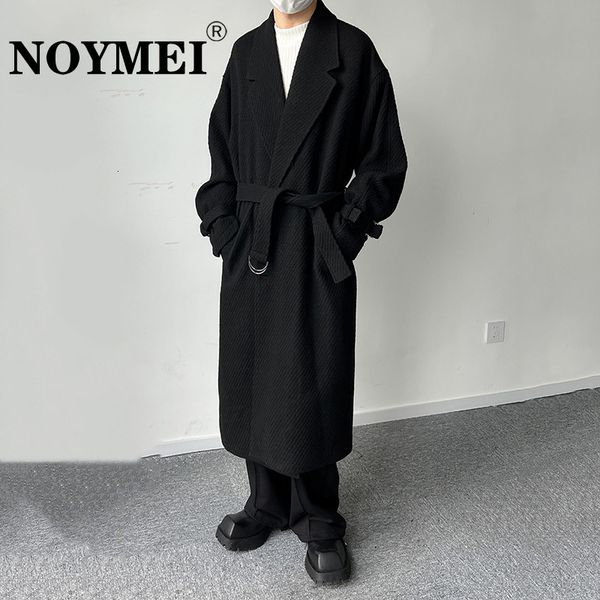 men's trench coats noymei belt knee lenght men woolen coat korean style cotton windbreeaker autumn winter pure male clothing wa2274 230, Tan;black
men's trench coats noymei belt knee lenght men woolen coat korean style cotton windbreeaker autumn winter pure male clothing wa2274 230, Tan;black