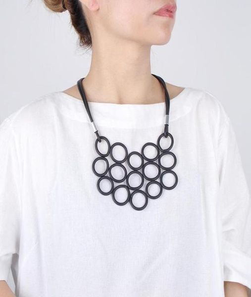chokers jid punk multiple circles neck pendant jewelry unusual women black chain necklace statement rubber collar clothes decor9899401, Golden;silver
chokers jid punk multiple circles neck pendant jewelry unusual women black chain necklace statement rubber collar clothes decor9899401, Golden;silver