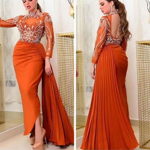 orange aso ebi arabic evening dresses beaded crystals backless prom dresses high neck formal party second reception gowns 2024, Black
orange aso ebi arabic evening dresses beaded crystals backless prom dresses high neck formal party second reception gowns 2024, Black