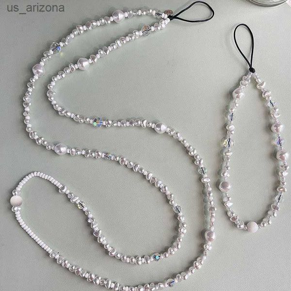 cool style long pearl crystal mobile phone chain for women girls phone lanyard charms sweet accessories l230620, Silver
cool style long pearl crystal mobile phone chain for women girls phone lanyard charms sweet accessories l230620, Silver