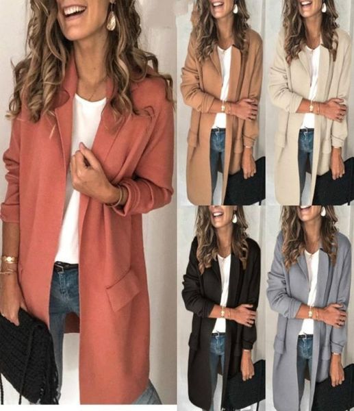 turn down collar suit jacket women 2020 autumn solid lapel slim fit jacket ladies office coat cardigan 5032573, Black;brown
turn down collar suit jacket women 2020 autumn solid lapel slim fit jacket ladies office coat cardigan 5032573, Black;brown