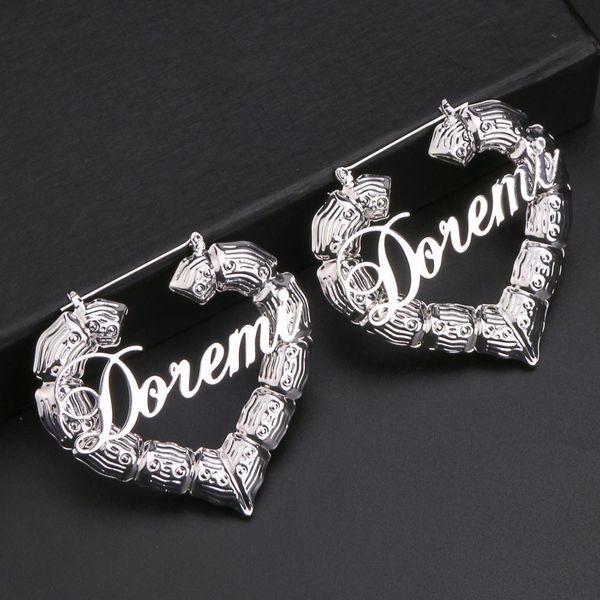 hoop huggie doremi 3090mm stainless bamboo custom heart shape earrings customize name earrings bamboo style custom hoop earrings numbers 230, Golden;silver
hoop huggie doremi 3090mm stainless bamboo custom heart shape earrings customize name earrings bamboo style custom hoop earrings numbers 230, Golden;silver