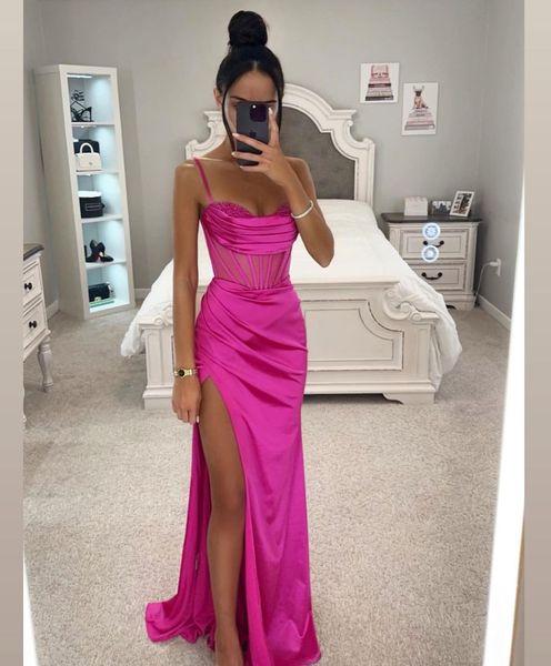 plus size sheath prom dresses long for women spaghetti straps sequins high side split formal occasions pageant dress evening party birthday, Black
plus size sheath prom dresses long for women spaghetti straps sequins high side split formal occasions pageant dress evening party birthday, Black