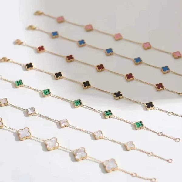 van clover bracelet clover bracelet non fade fashion simple ladies jewelry gift, Golden;silver
van clover bracelet clover bracelet non fade fashion simple ladies jewelry gift, Golden;silver