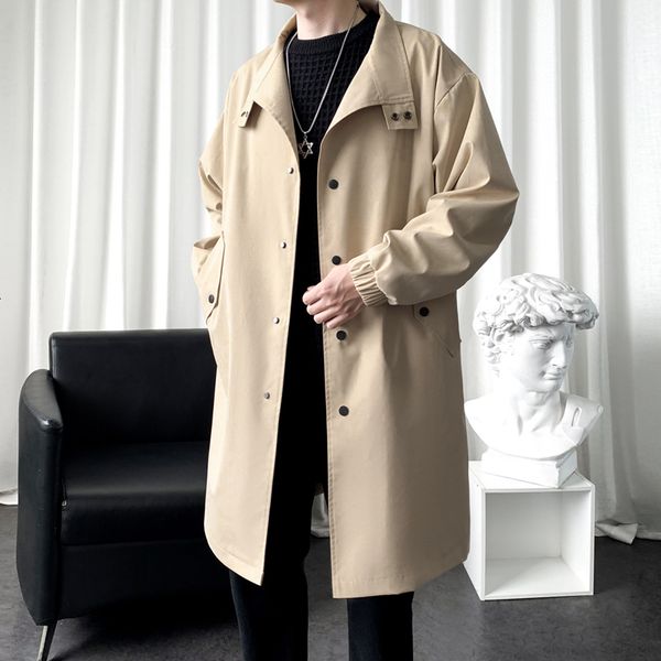 men's trench coats 3 colors 2023 autumn and winter mid length casual jacket long jackets for men coat 230809, Tan;black
men's trench coats 3 colors 2023 autumn and winter mid length casual jacket long jackets for men coat 230809, Tan;black