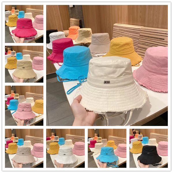 2023 wide brim hats designer bucket hat for jacquemusly women frayed cap eight colors to choose from fashionbelt006, Blue;gray
2023 wide brim hats designer bucket hat for jacquemusly women frayed cap eight colors to choose from fashionbelt006, Blue;gray