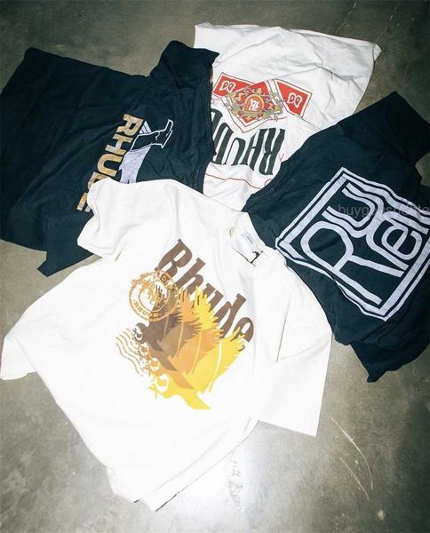 rhude t-shirt stamp print retro 1 1 men's and women's short sleeve t-shirt s-xl, White;black
rhude t-shirt stamp print retro 1 1 men's and women's short sleeve t-shirt s-xl, White;black