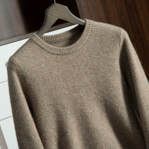 men's sweaters thickened pure cashmere sweater for man winter warm casual knitted pullover men long sleeve round neck jumper 230809, White;black
men's sweaters thickened pure cashmere sweater for man winter warm casual knitted pullover men long sleeve round neck jumper 230809, White;black