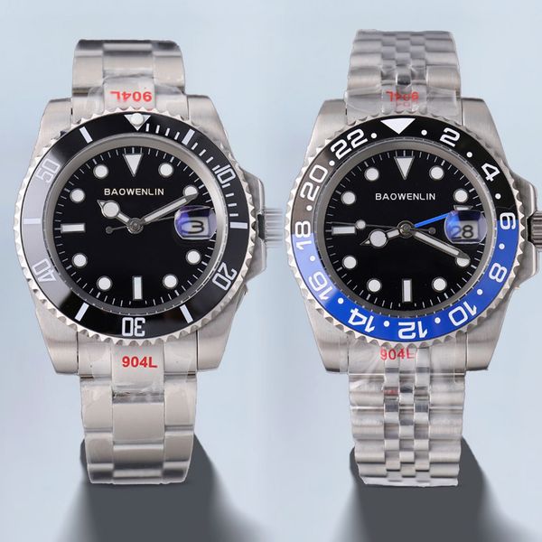 classic men's watches automatic mechanical ceramic luminous effect waterproof 40mm green black blue swimming sports watch stainless ste, Slivery;brown
classic men's watches automatic mechanical ceramic luminous effect waterproof 40mm green black blue swimming sports watch stainless ste, Slivery;brown