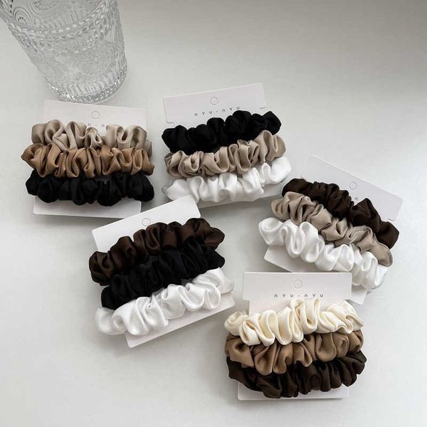 3pcs/set silk satin scrunchies women solid color hair rope elegant ponytail holder rubber band elastic hairband hair accessories, Slivery;white
3pcs/set silk satin scrunchies women solid color hair rope elegant ponytail holder rubber band elastic hairband hair accessories, Slivery;white